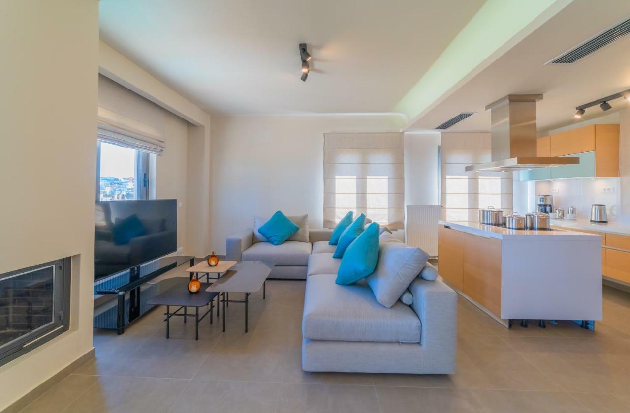 Villa Grande Crete Agia Pelagia Eksteriør billede